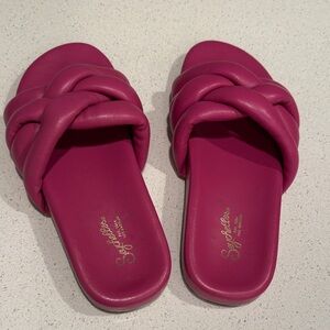 Seychelles Women's Fuchsia Slide Sandals